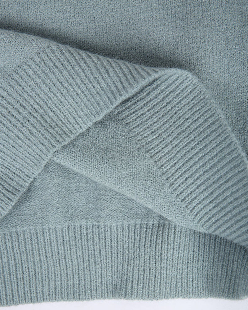 PULL MOTIF JACQUARD COL ROND POUR FEMME