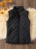 MATELASSÉ UNI GILET FEMME SANS MANCHE
