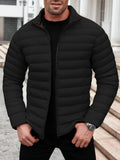 BLOUSON MATELASSÉ COL MONTANT POUR HOMME