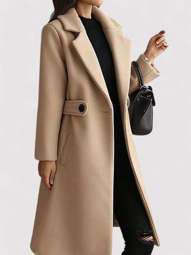 CEINTURÉ MANTEAU EN LAINE POUR FEMME