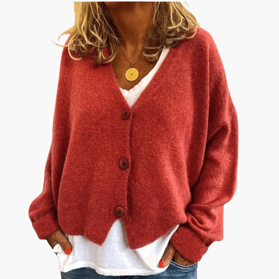 CARDIGAN MAILLE BOUTONS POUR FEMME