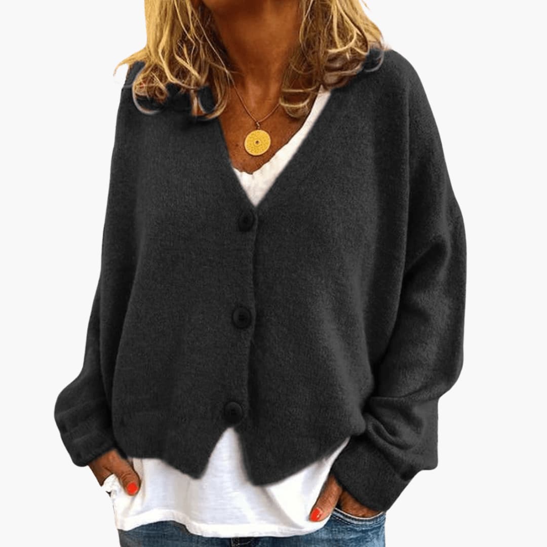 CARDIGAN MAILLE BOUTONS POUR FEMME