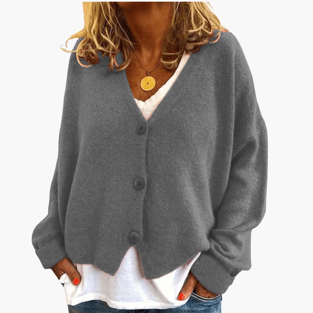 CARDIGAN MAILLE BOUTONS POUR FEMME