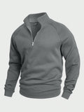 PULL ZIPPÉ COL MONTANT POUR HOMME