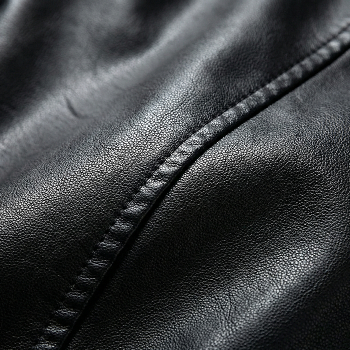 BLOUSON ZIPPÉ VESTES EN CUIR SIMILI POUR FEMME