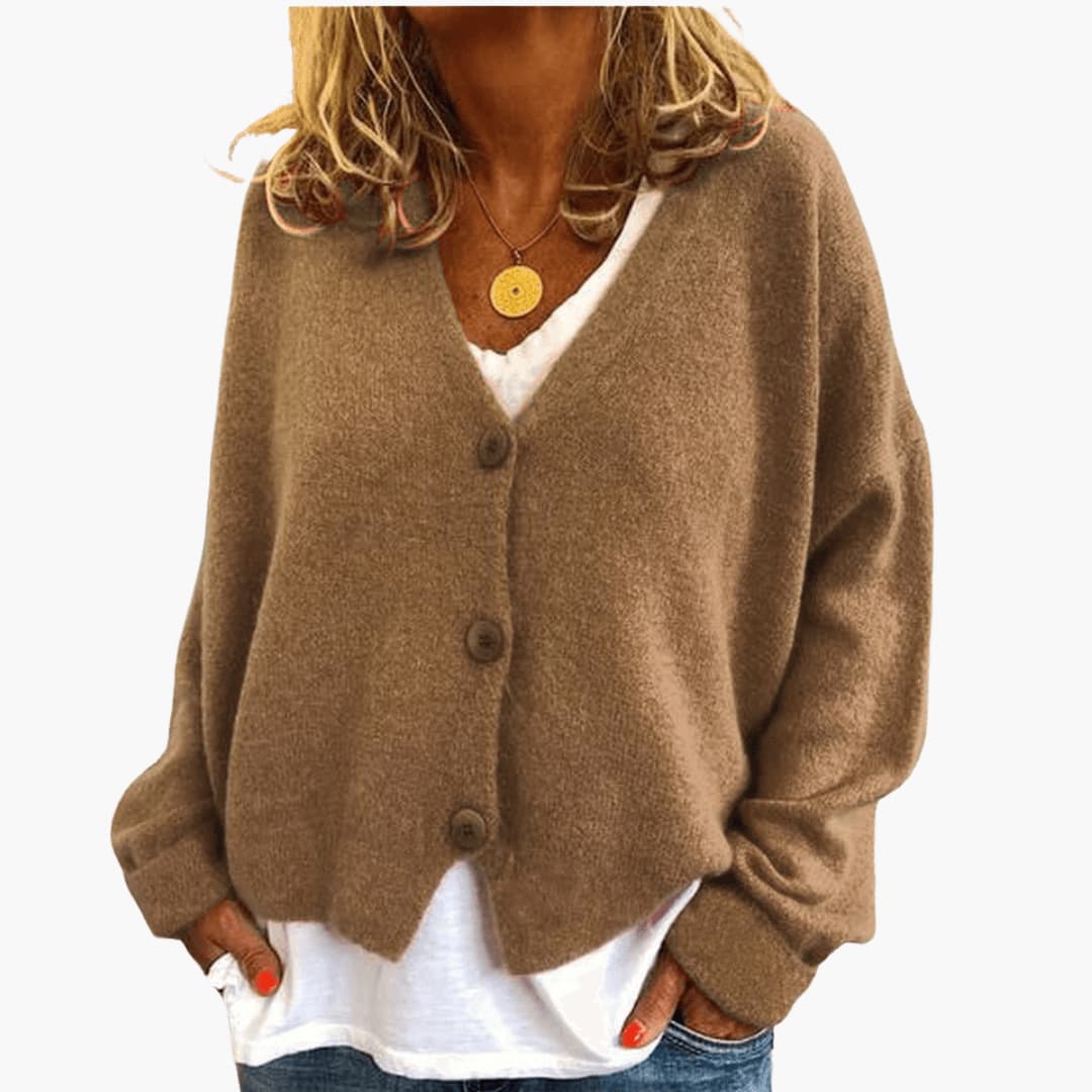 CARDIGAN MAILLE BOUTONS POUR FEMME
