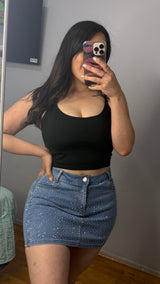 FALDA SHORT BRILLOS LISA