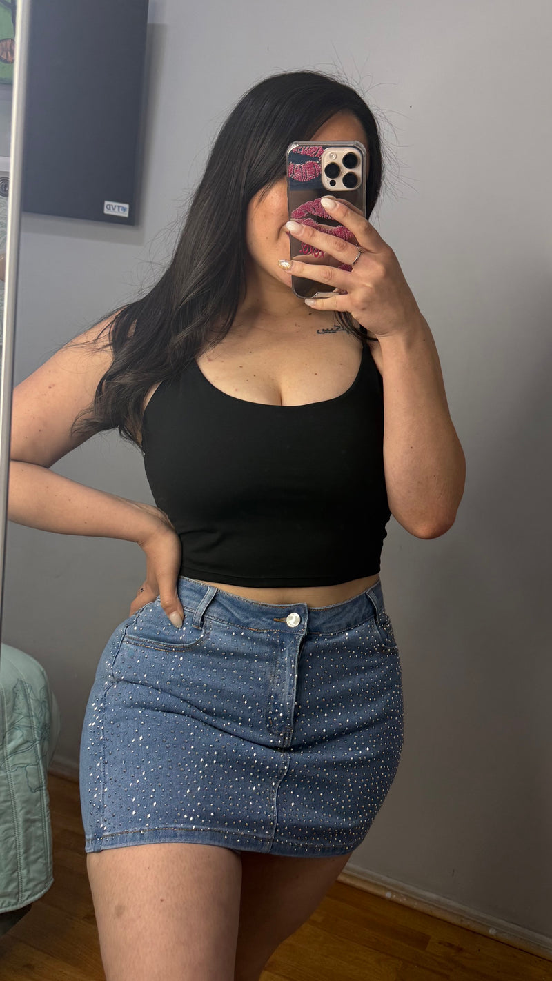 FALDA SHORT BRILLOS LISA