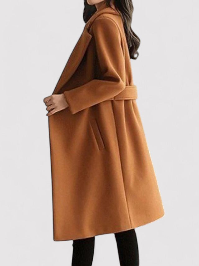 CEINTURÉ MANTEAU EN LAINE POUR FEMME