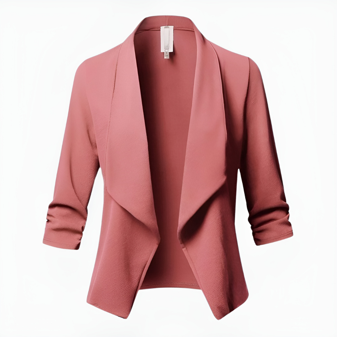 BLAZER OUVERT MANCHES 3/4 POUR FEMME