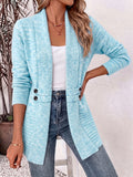 GILET POUR FEMME CEINTURÉ EN MAILLE CÔTELÉE