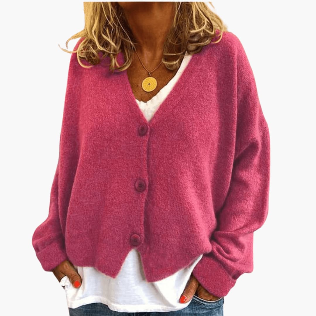 CARDIGAN MAILLE BOUTONS POUR FEMME