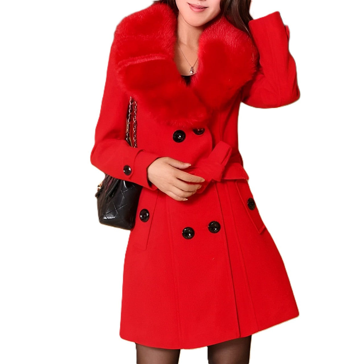 MANTEAU CHAUD STRUCTURÉ POUR FEMME