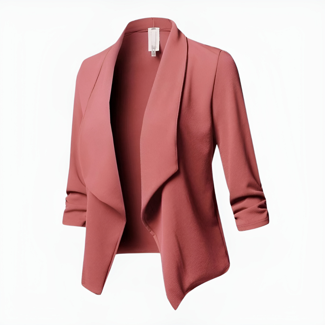BLAZER OUVERT MANCHES 3/4 POUR FEMME