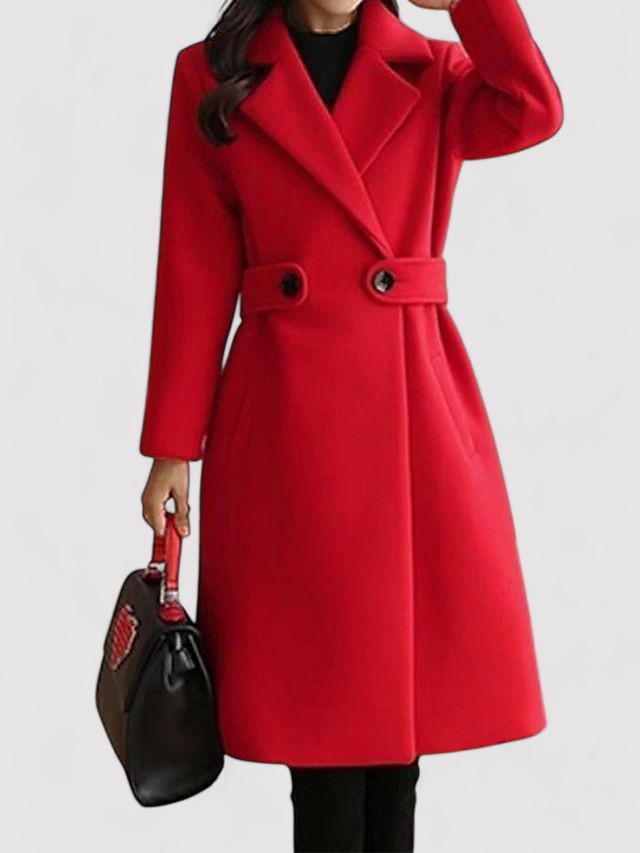 CEINTURÉ MANTEAU EN LAINE POUR FEMME