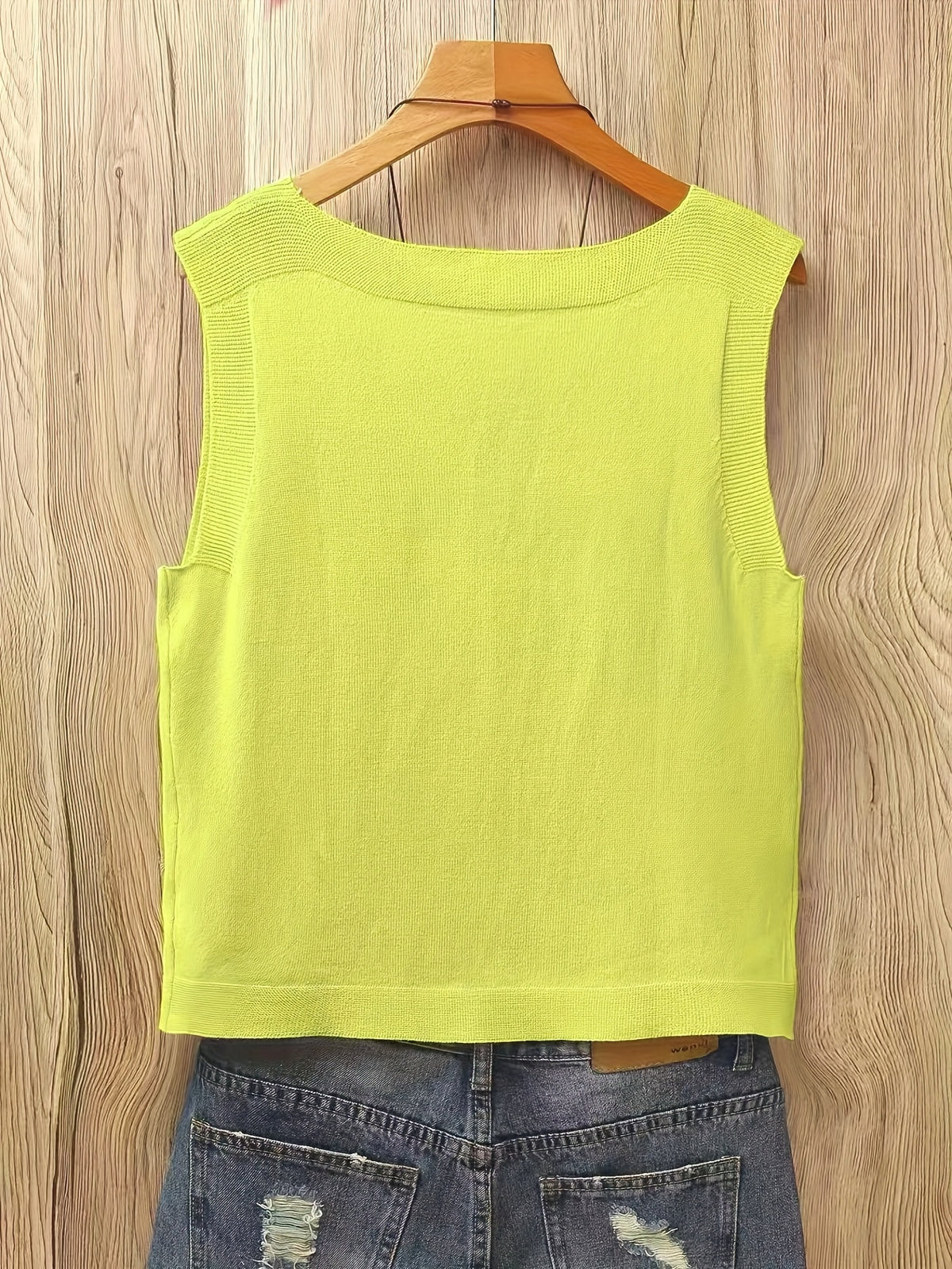 GILET FEMME SANS MANCHE BOUTONNÉ POCHE