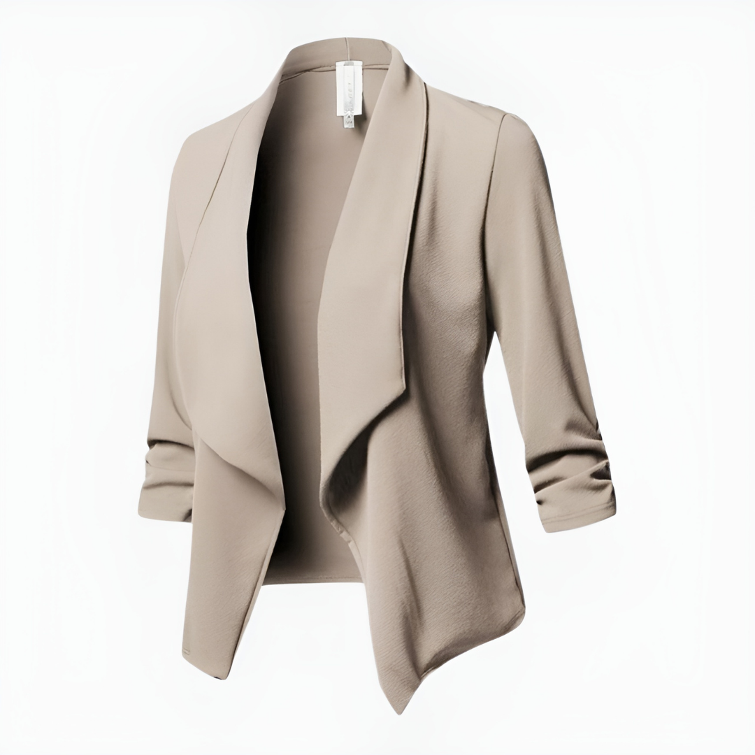 BLAZER OUVERT MANCHES 3/4 POUR FEMME