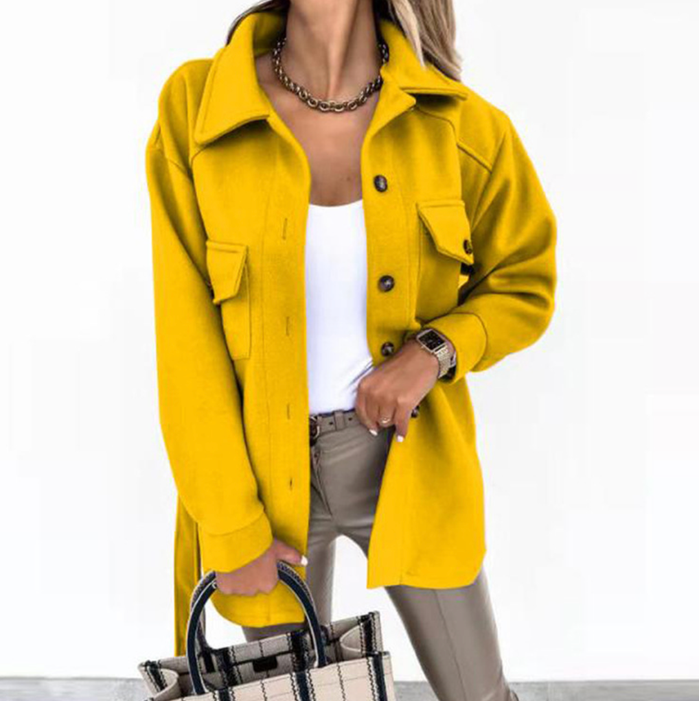 VESTE BOUTONS DORÉS POUR FEMME