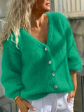 GILET MAILLE BOUTONNÉ POUR FEMME