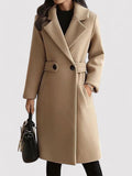 CEINTURÉ MANTEAU EN LAINE POUR FEMME