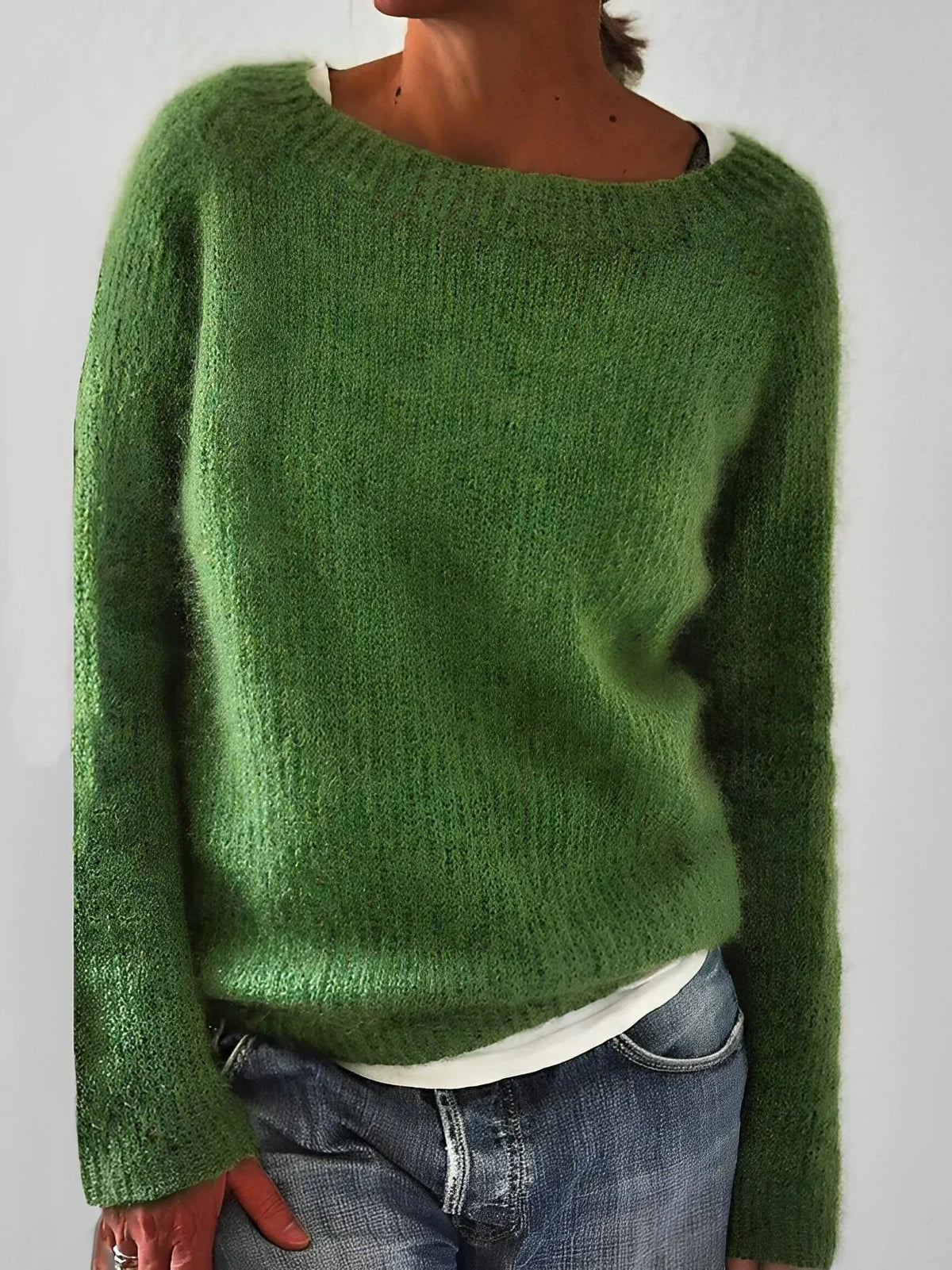 PULL MAILLE OVERSIZE POUR FEMME