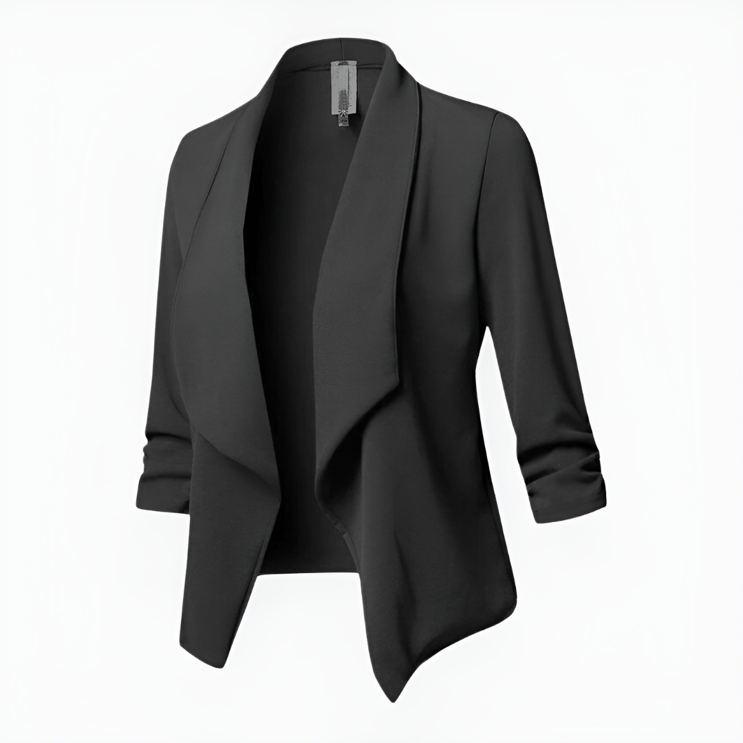 BLAZER OUVERT MANCHES 3/4 POUR FEMME