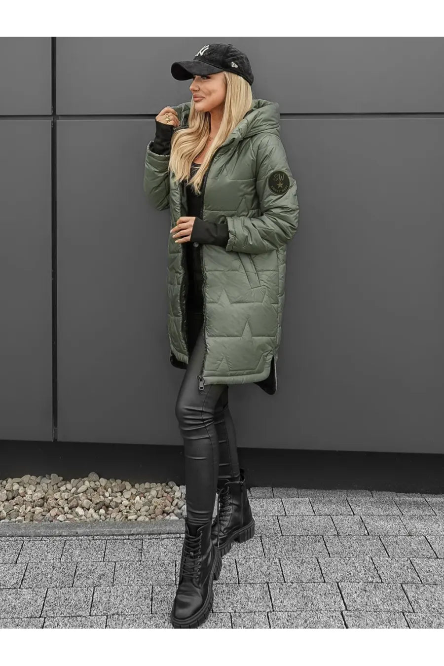 CAPUCHE ZIPPÉE DOUDOUNE FEMME LONGUE