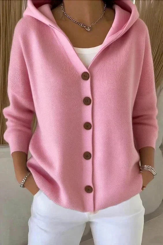 CARDIGAN CAPUCHE AMPLE POUR FEMME