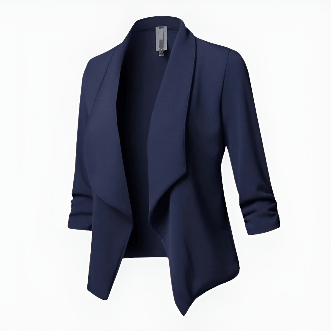 BLAZER OUVERT MANCHES 3/4 POUR FEMME