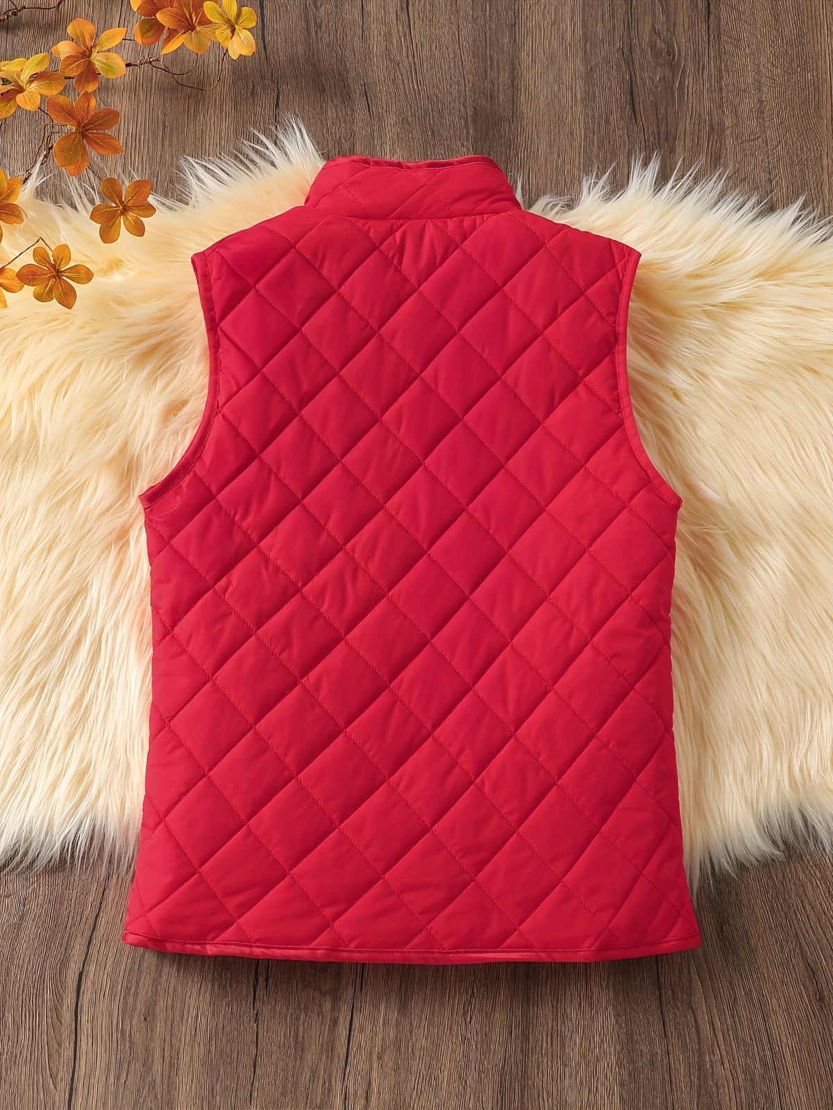 MATELASSÉ UNI GILET FEMME SANS MANCHE
