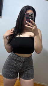 SHORT CINTURÓN BRILLOS!