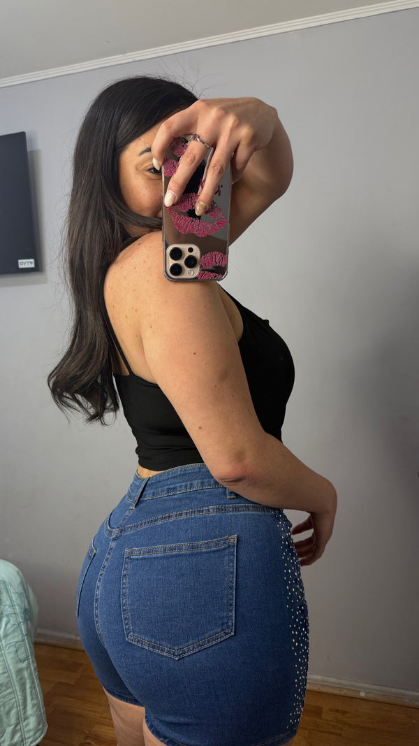 FALDA SHORT BRILLOS LISA