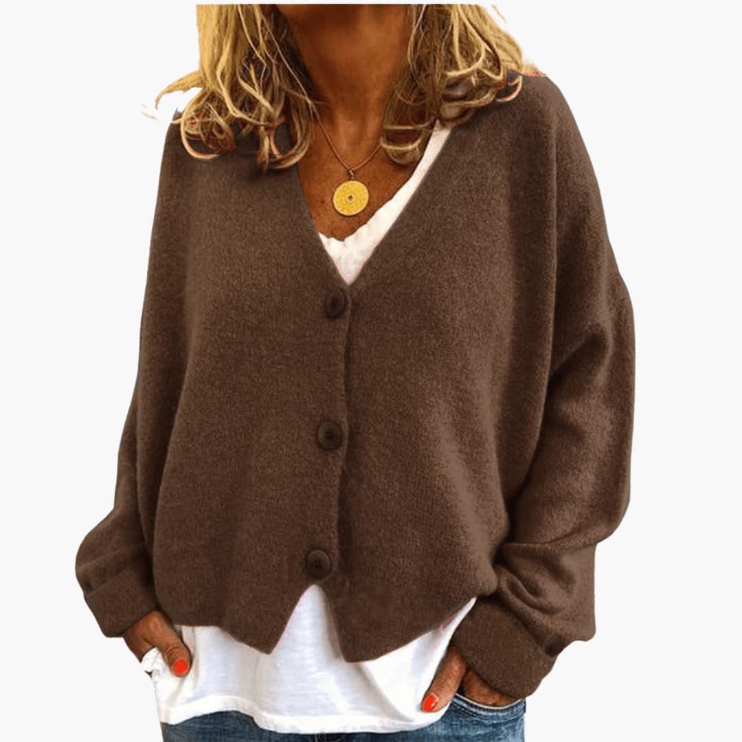 CARDIGAN MAILLE BOUTONS POUR FEMME