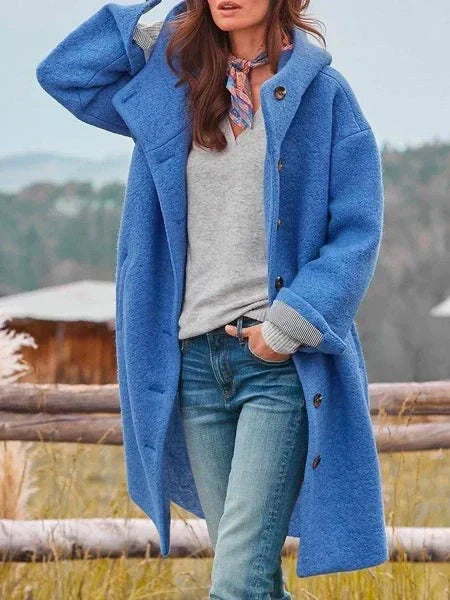 MANTEAU CHIC MANTEAU EN LAINE POUR FEMME