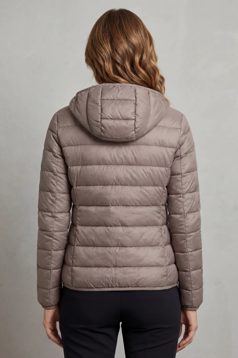 DOUDOUNE CAPUCHE MATELASSÉE POUR FEMME