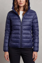 DOUDOUNE CAPUCHE MATELASSÉE POUR FEMME