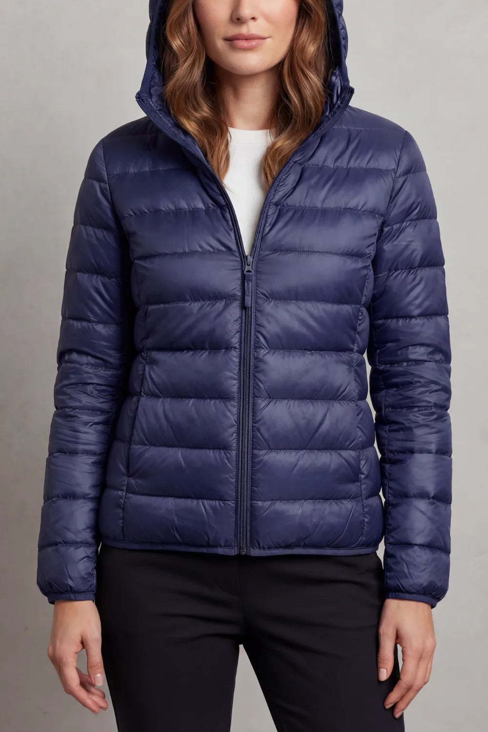 DOUDOUNE CAPUCHE MATELASSÉE POUR FEMME