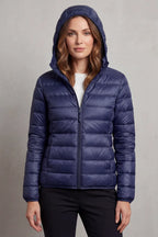 DOUDOUNE CAPUCHE MATELASSÉE POUR FEMME