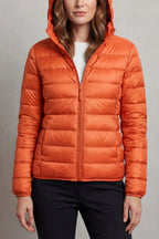 DOUDOUNE CAPUCHE MATELASSÉE POUR FEMME