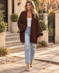 GILET FEMME SANS MANCHE MAILLE AMPLE