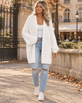 GILET FEMME SANS MANCHE MAILLE AMPLE