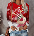 RENNE FESTIF POUR FEMME PULL DE NOËL