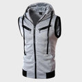 GILET SANS MANCHES CAPUCHE POUR HOMME