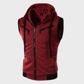 GILET SANS MANCHES CAPUCHE POUR HOMME