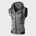 GILET SANS MANCHES CAPUCHE POUR HOMME