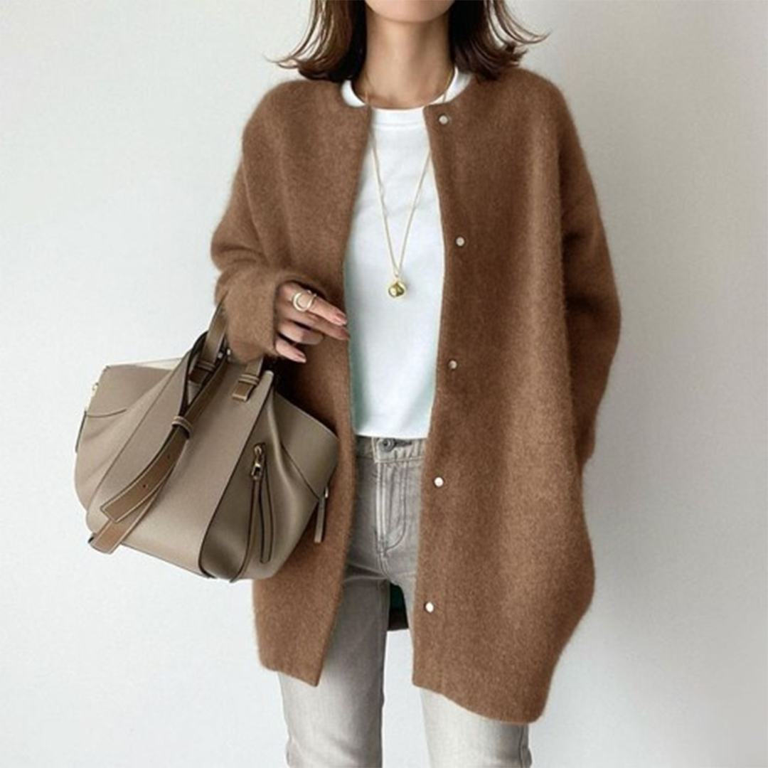 GILET COL OUVERT POUR FEMME