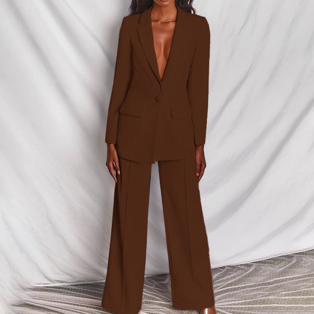 ENSEMBLE STRUCTURÉ BLAZER FEMME