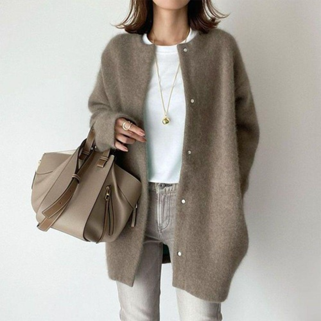 GILET COL OUVERT POUR FEMME