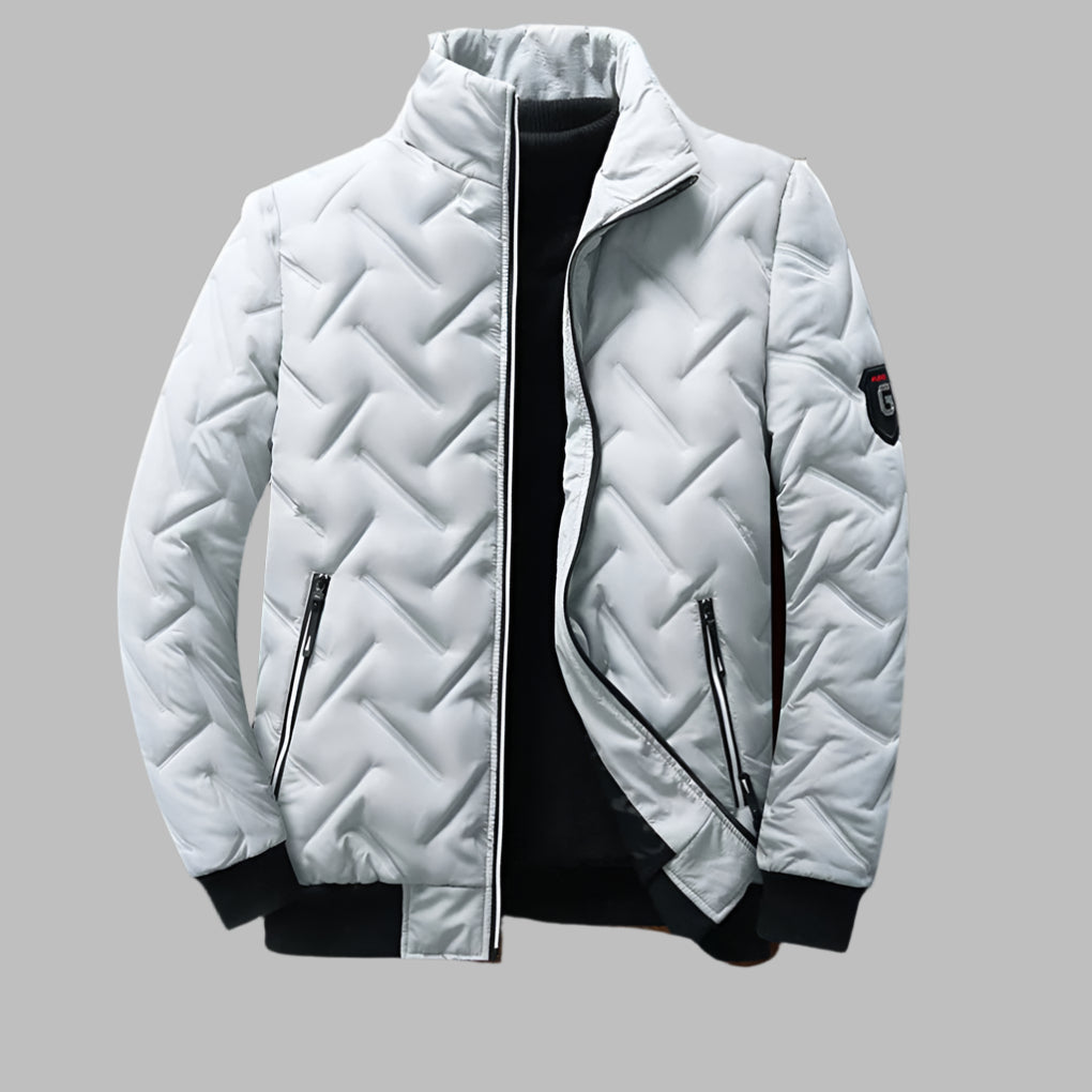 Aksel | Veste Coupe-Vent Zippée Col Montant pour Homme