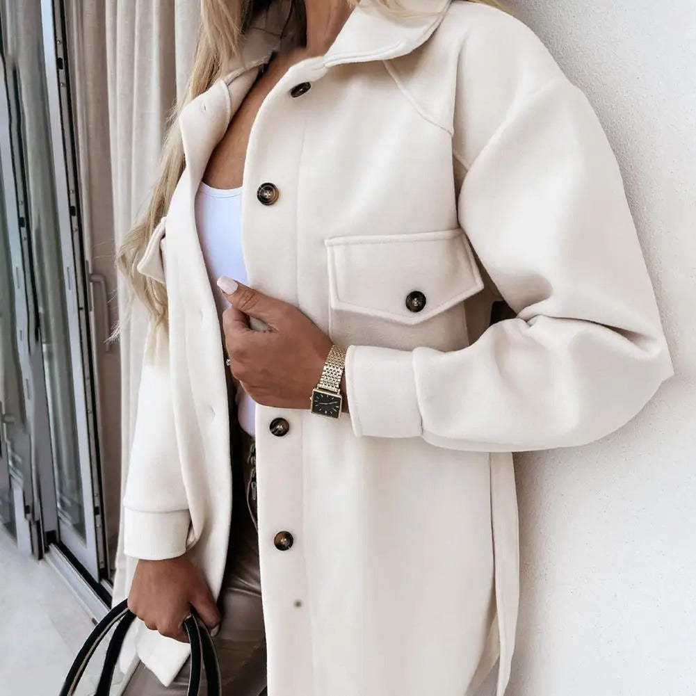 VESTE BOUTONS DORÉS POUR FEMME
